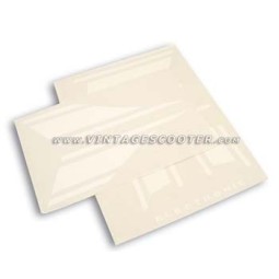 Kit adhésifs Ailes & Garde boue Vespa 200 Rally blanc